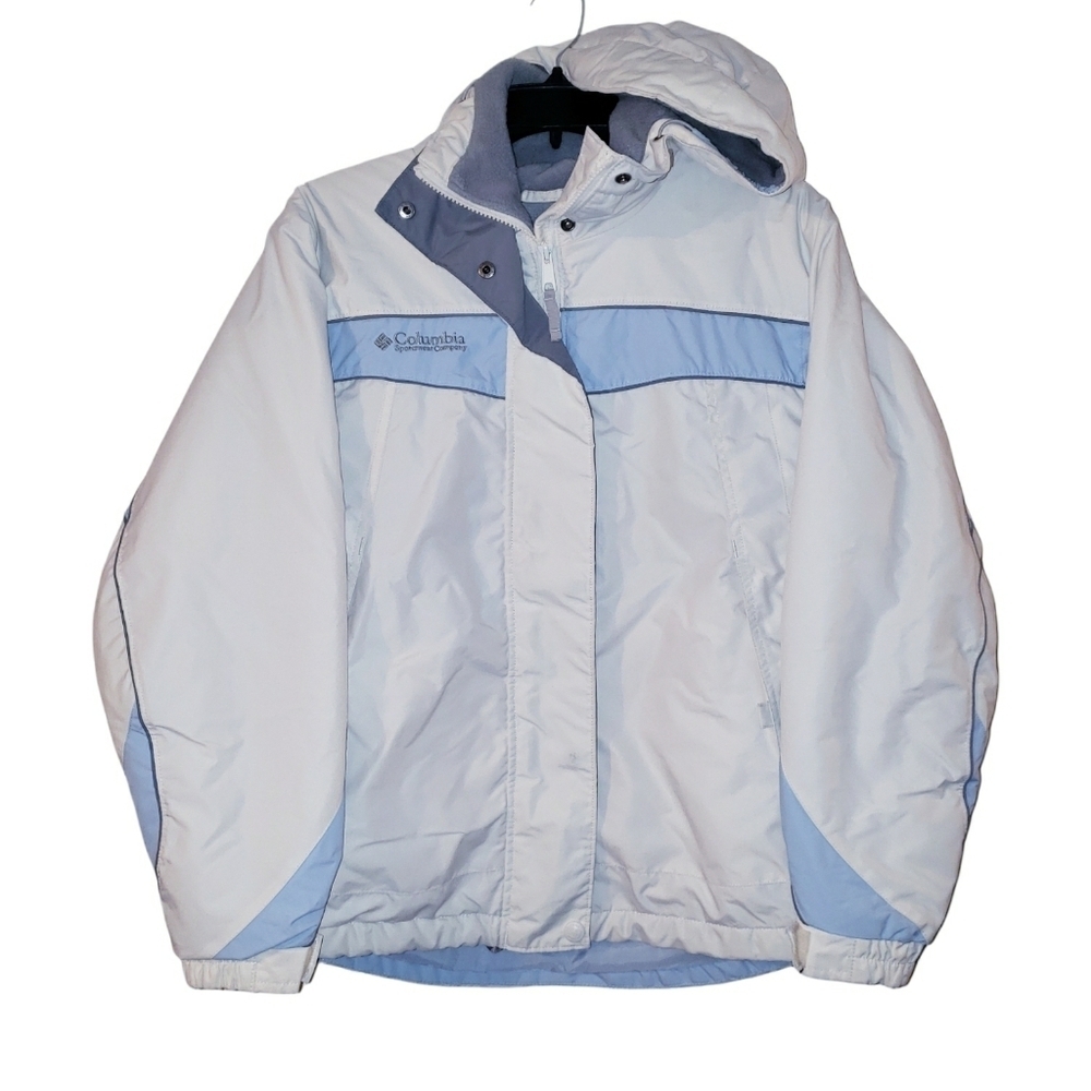 Columbia Lined Zip Up Snap Button Jacket